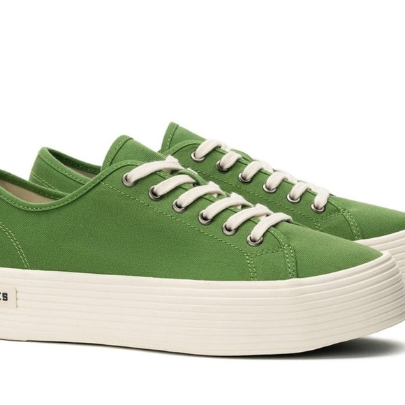 SeaVees Shoes 
Womens Monterey Platform Cactus Cotton Canvas Size 9 - Picture 3 of 16